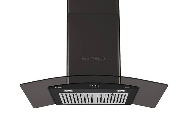 Máy Hút Mùi Eurosun EH-90K21B - Lọc khử mùi bằng than hoạt tính Lưới lọc nan Inox dễ vệ sinh