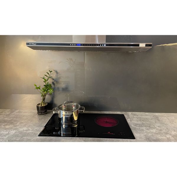 Bếp từ Eurosun EU-TE728Pro kính Schott Ceran 2 vùng nấu 12 công suất Inverter