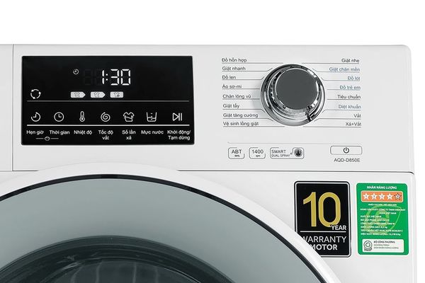 Máy giặt Aqua Inverter 8.5 kg AQD-D850E.W