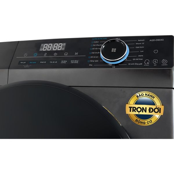 Máy giặt Aqua Inverter 10 kg AQD-D1003G.BK