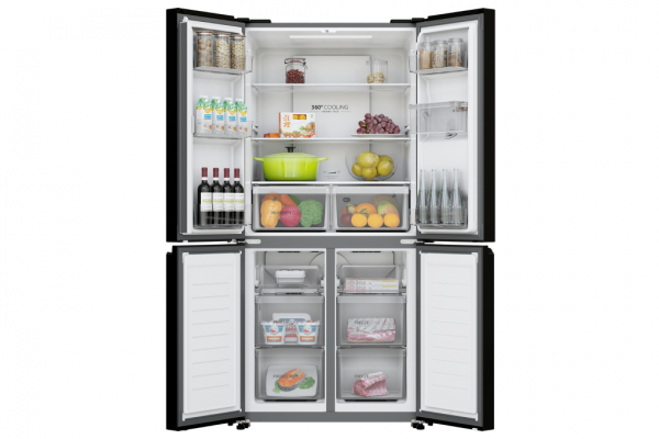 Tủ lạnh Aqua Inverter 469 lít Multi Door AQR-M536XA.WGB
