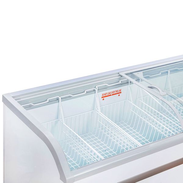 Tủ đông Alaska mặt kính cong KC-550CI