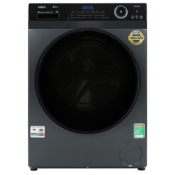 Máy giặt Aqua AQD-D902G.BK Inverter 9kg cửa trước