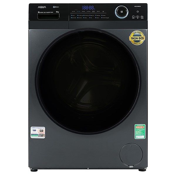 Máy giặt Aqua AQD-DD1002G.BK lồng ngang 10kg 12 chương trình