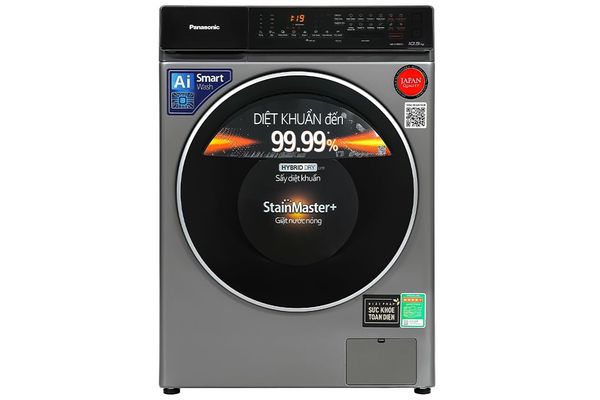 Máy giặt sấy Panasonic Inverter giặt 9 kg - sấy 6 kg NA-S96FC1LVT