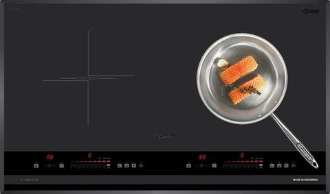 Bếp từ Canzy CZ 898B-62ID lắp âm 2 vùng nấu Inverter