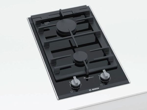 Bếp từ Bosch PRB3A6B70 4700W 2 vùng nấu Schott Ceran Núm vặn Flame Select