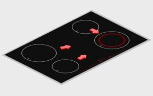 Bếp từ Bosch PKK631FP8E 3 vùng nấu kính Schott Ceran cảm ứng DirectSelect Front-Bevel