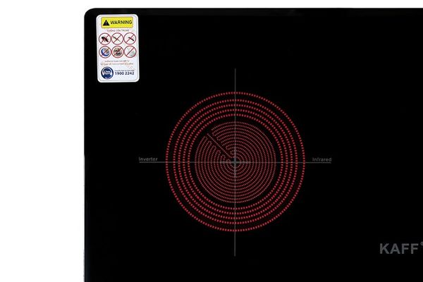 Bếp từ Kaff KF-FL105IC 2 vùng nấu 1 vùng hồng ngoại