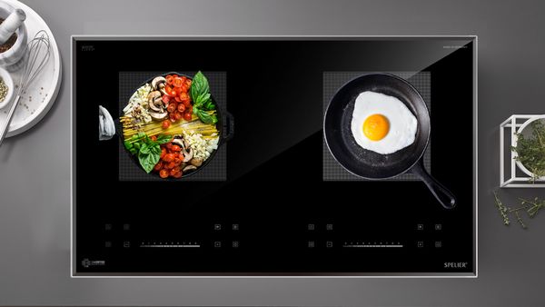 Bếp từ Spelier SPE-IC1189-EG Interver 2 vùng nấu âm tủ