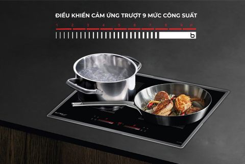 Bếp từ đôi Eurosun EU-T798PRO Inverter 2 vùng nấu 9 công suất kính Schott Ceran