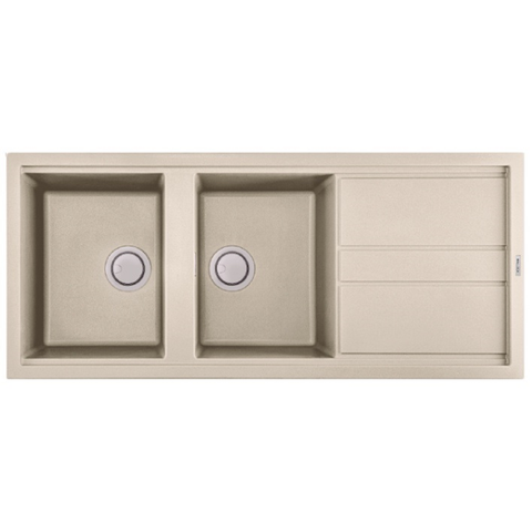 Chậu rửa đá Malloca K-50062 bột đá Granite nano bạc
