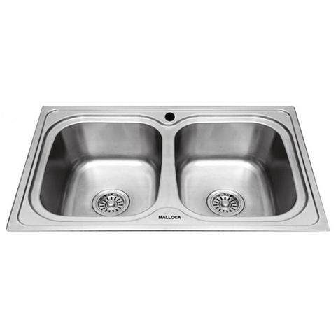 Chậu rửa inox Malloca MS-1001NEW thép không rỉ 304
