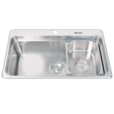 Chậu rửa inox Malloca MS-1022D thép không rỉ 304