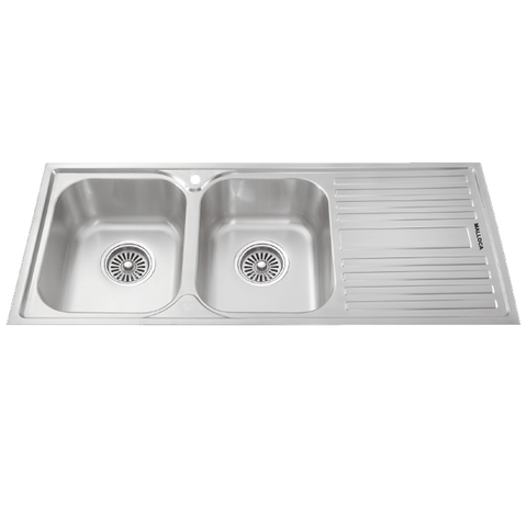 Chậu rửa inox Malloca MS-1025RNEW thép không rỉ 304