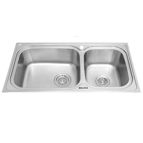 Chậu rửa inox Malloca MS-2025 thép không rỉ 304