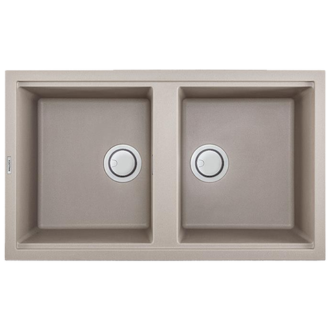 Chậu Rửa Đá Malloca K-45043 Bột Đá Granite Tự Nhiên Nano Bạc Diệt Khuẩn 100%