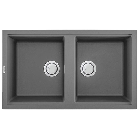 Chậu rửa đá Malloca K-45073 bột đá Granite Nano Bạc