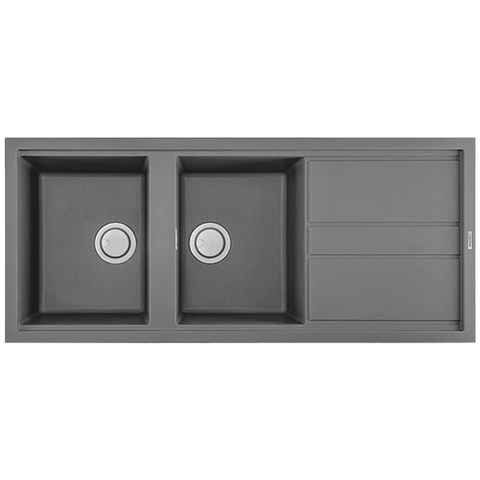 Chậu rửa đá Malloca K-50073 bột đá Granite tự nhiên và chất kết dính bề mặt phủ Nano Bạc
