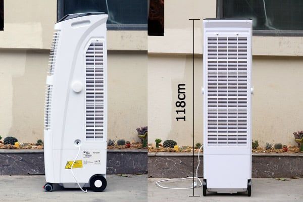 Máy làm mát FujiE AC-2802 làm mát không khí trên diện tích từ 15 - 25m2 cân bằng độ ẩm không làm khô da