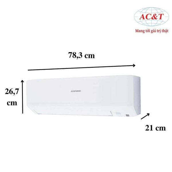 Điều hòa Mitsubishi SRK25ZSPS-W5/SRC25ZSPS-W5 Inverter 2 chiều