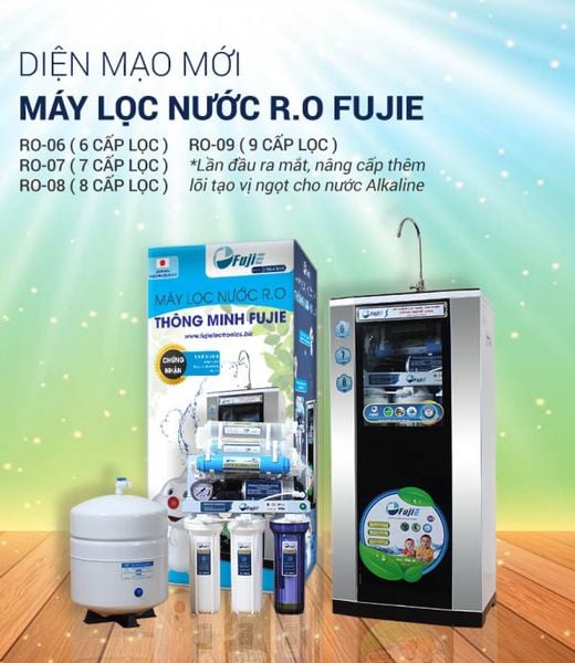 Máy lọc nước RO FujiE RO-07 tinh khiết thông minh 7 cấp lọc