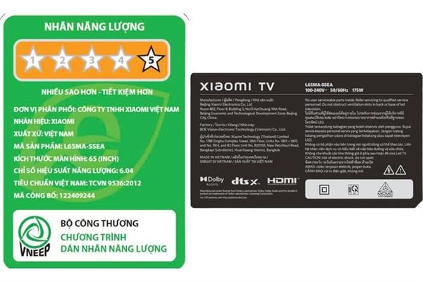 Tivi Xiaomi A Pro 65 inch QLED 4K L65MA-SSEA