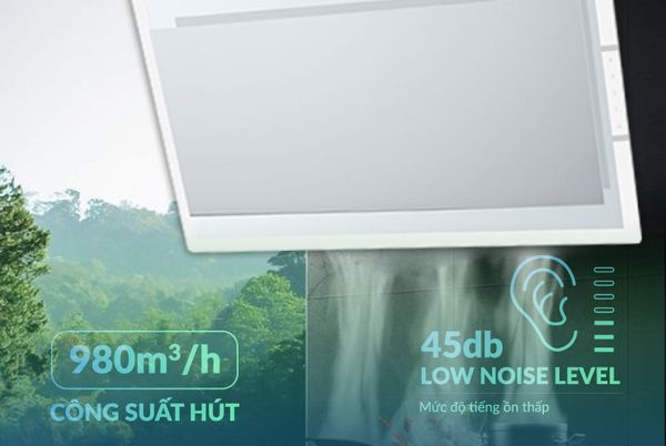 Máy hút mùi Eurosun EH-70CN78W Interver cảm ứng 3 tốc độ nan inox cao cấp