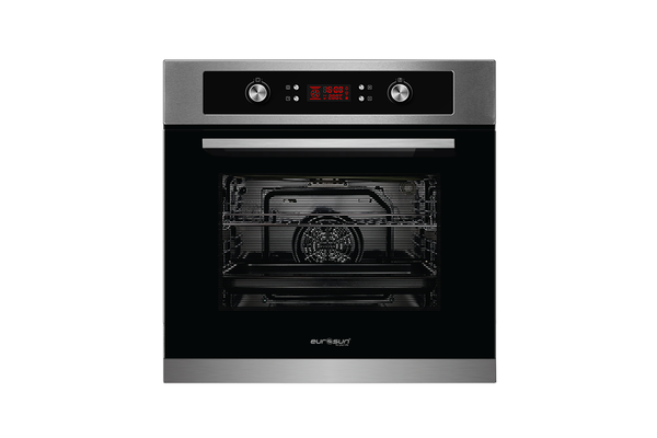 Lò nướng Eurosun EOV65DE 65l bảng điều khiển điện tử kết hợp núm điều chỉnh âm và màn hình Led