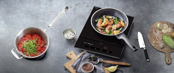 Bếp từ EU-T199 1 vùng nấu 9 mức công suất kính Ceramic