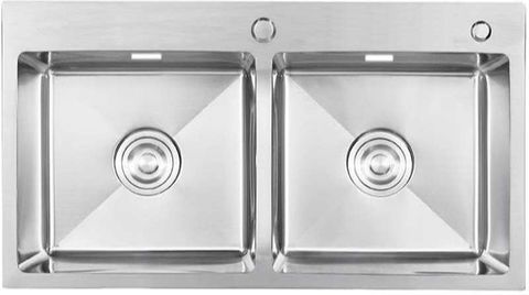 Chậu rửa Faster FS8245HA 2 lỗ vòi