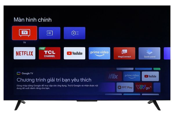 Google Tivi QLED TCL 4K 65 inch 65C745