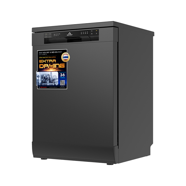 Máy rửa bát bán âm Hòa Phát HD-F1206EBB.TM 12 bộ