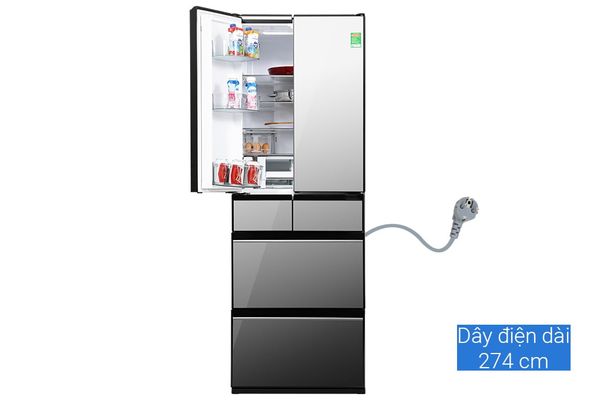 Tủ lạnh Hitachi Inverter 540 lít Multi Door R-HW540RV X