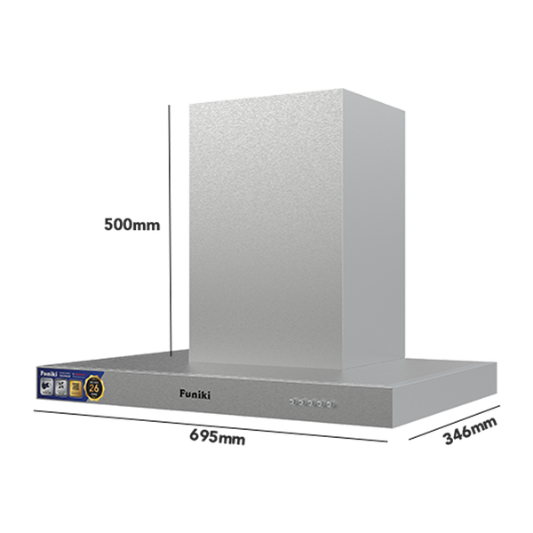 Máy hút mùi Funiki HKH9668 rộng 70cm hình chữ T