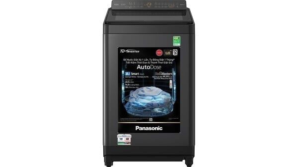 Máy giặt Panasonic Inverter 10.5kg NA-FD105W3BV lồng đứng cửa trên