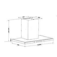 Máy hút mùi Eurosun EH-70AF76 kiểu dáng sang trọng động cơ turbin lõi đồng