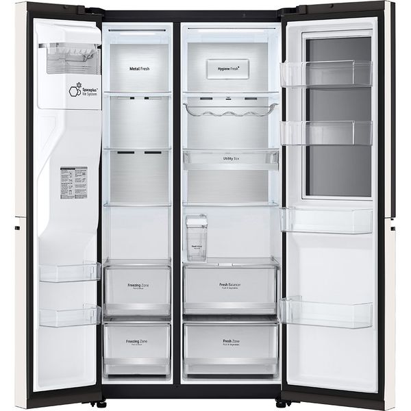 Tủ lạnh LG Inverter 635 Lít Side By Side InstaView Door-in-Door GR-X257BG