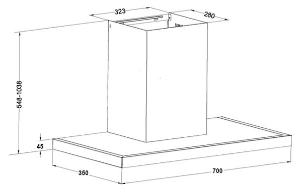 Máy hút mùi Eurosun EH-70AF79