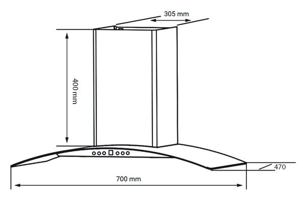 Máy hút mùi Spelier SP-654MC
