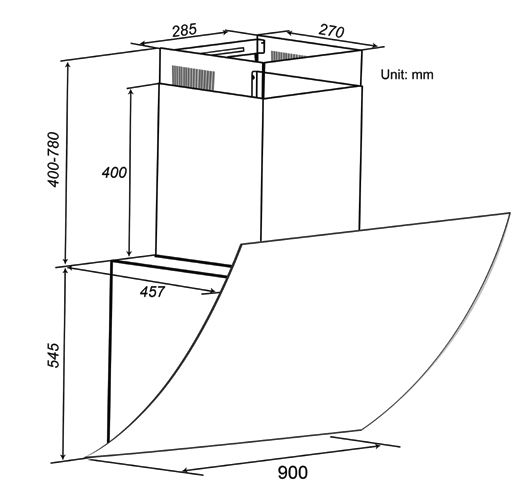 Máy hút mùi Spelier SP-708