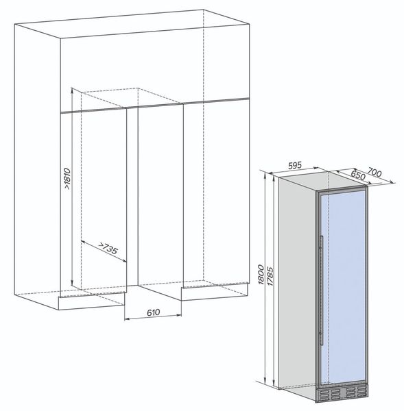 Tủ bảo quản rượu vang Kaff KF-WC425L