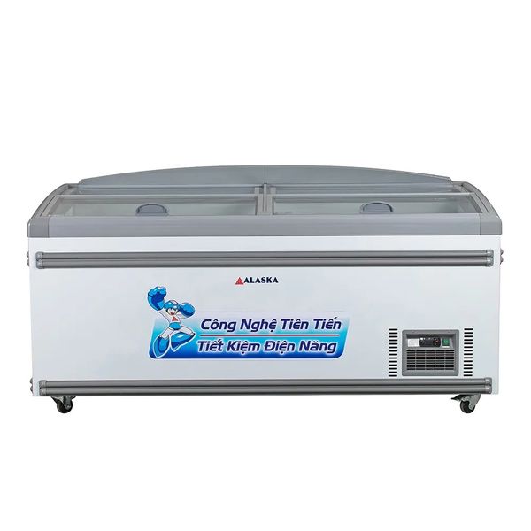 Tủ đông kính phẳng Alaska 700l SC-700Y