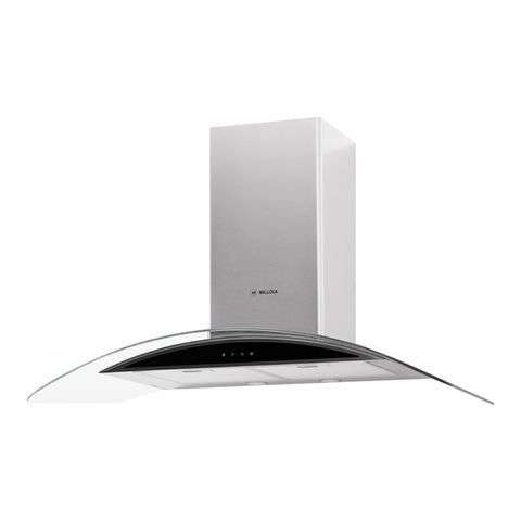 Máy hút mùi áp tường Malloca Gama K3155.9 kính cong