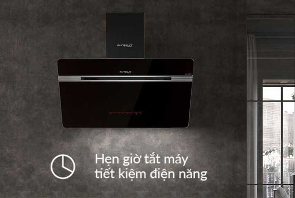 Máy hút mùi Eurosun EH-90CN73 Interver cảm ứng 5 tốc độ inox cao cấp