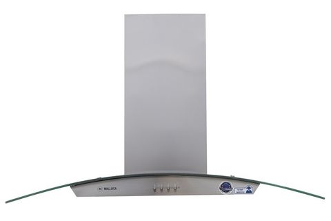 Máy hút mùi áp tường Malloca DELTA-K890V kính cong phím bấm