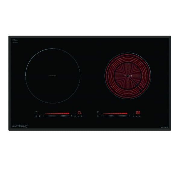 Bếp điện từ Eurosun EU-TE887G kính Schott Ceran 2 vùng nấu Inverter 9 công suất