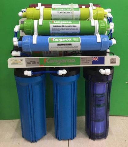 Máy lọc nước Kangaroo 7 lõi không vỏ tủ KG104A (dòng A - hút sâu)
