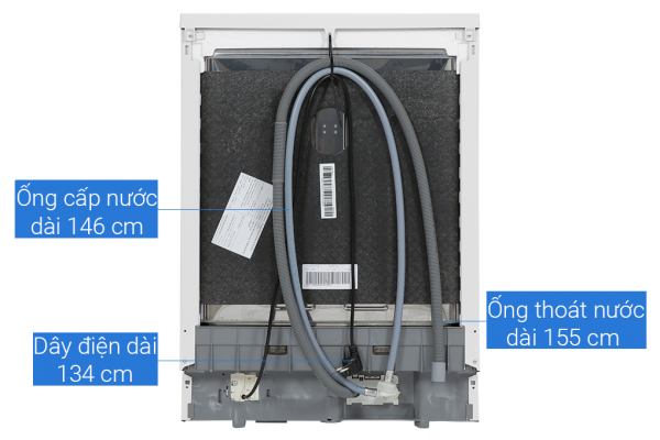 Máy rửa bát 13 bộ độc lập Whirlpool WFE2B19