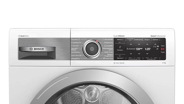 Máy sấy Bosch WTX87E40 – Serie 8 – Heatpump – 9kg